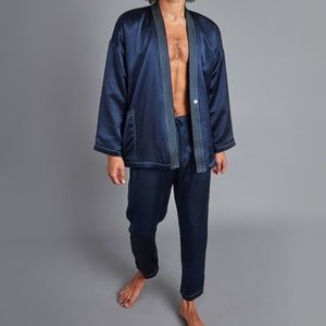 MUCINEX x The Great Eros - Silk Lounge Pajama Set